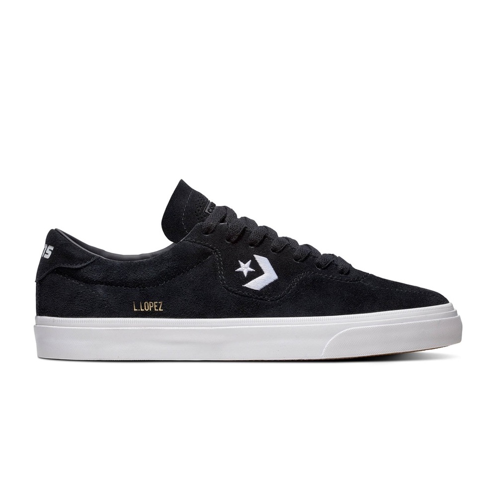 Converse Unisex Louie Lopez Pro Ox Black/Black/Wht Skate Shoe 11.5 New With Box